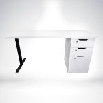 Steel Series Table Sketch TS-D-WW With Alex Drawer